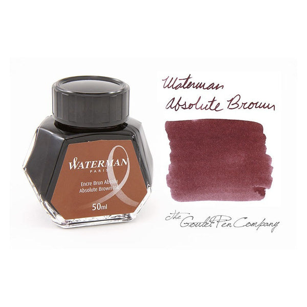 Tinta Pluma Fuente Waterman - 50 Ml - Absolute Brown