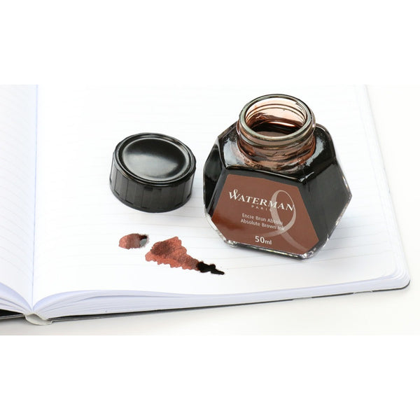 Tinta Pluma Fuente Waterman - 50 Ml - Absolute Brown