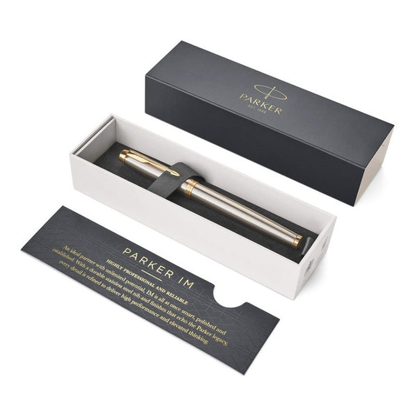 Lapicera Roller Parker Im Brushed Metal Gt