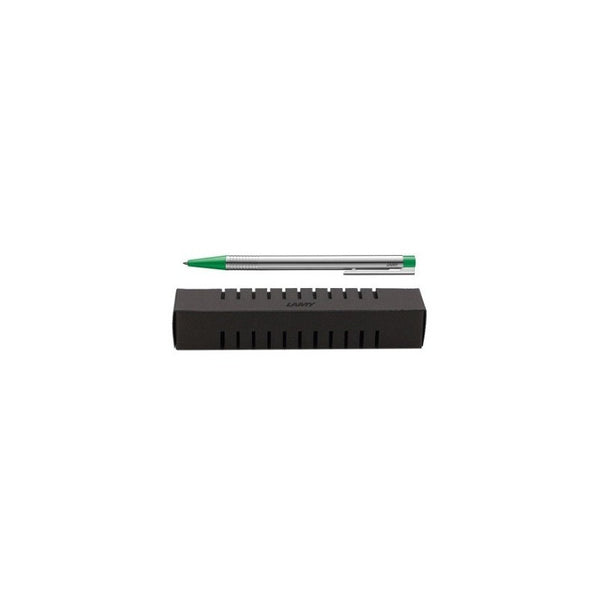Lapicera Boligrafo Lamy Logo Stainless Steel Matt Green