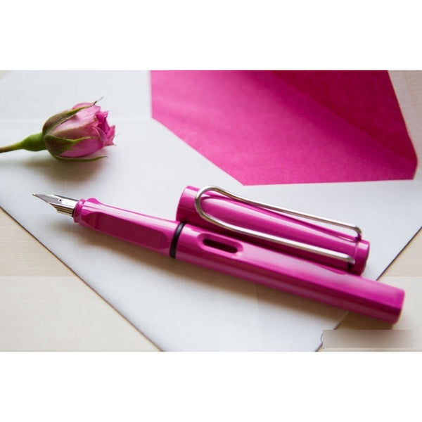 Lapicera Pluma Lamy Safari Pink - Medium (m)