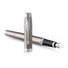 Lapicera Pluma Fuente Parker Im Stainless Steel Ct - Fine