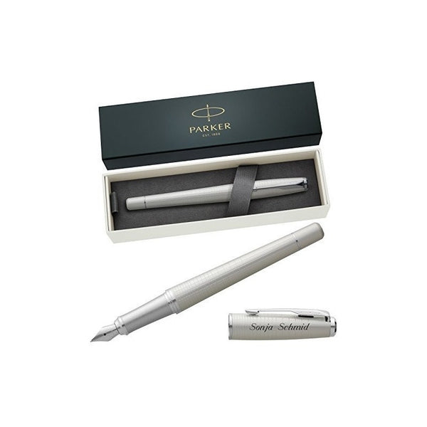 Lapicera Pluma Fuente Parker Urban Premium Metal Pearl - Medium (M)