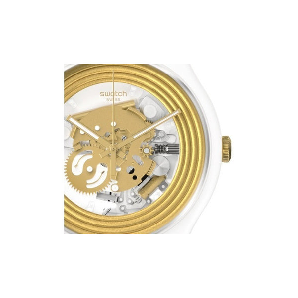 Reloj Swatch New Gent Bio-sourced Goldenrings White So29w107