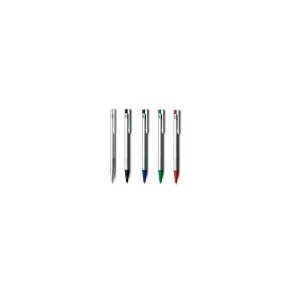 Lapicera Boligrafo Lamy Logo Stainless Steel Matt Red