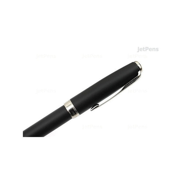Lapicera Pluma Parker Sonnet Matte Lacquered Black Silver