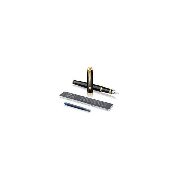 Lapicera Pluma Fuente Parker Im Black Gold - Medium