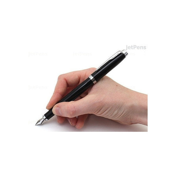 Lapicera Pluma Parker Im Black Chrome - Medium