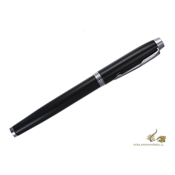 Lapicera Pluma Parker Im Black Chrome - Medium